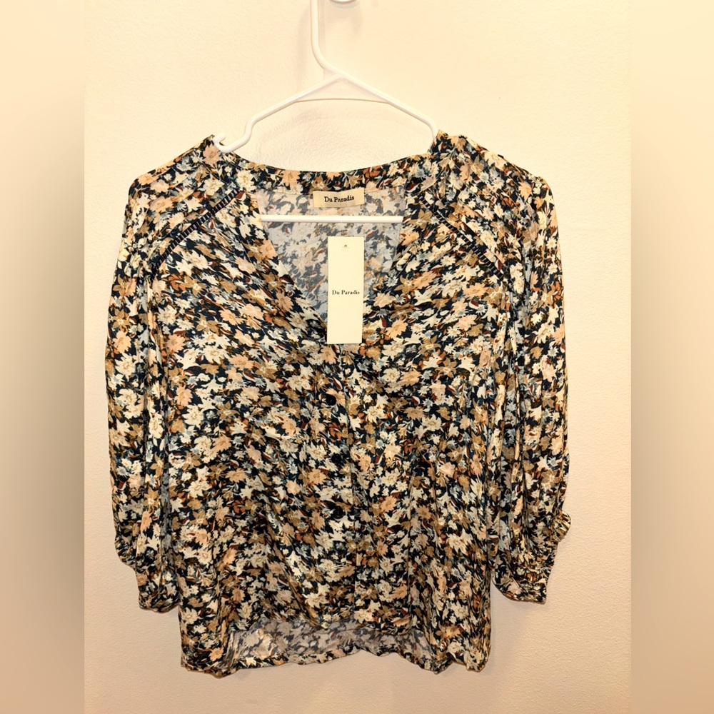 NWOT Du Paradis blouse